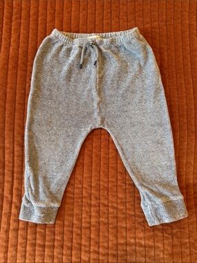 1+ IN THE FAMILY Gray Knit Baby Sweatpants
